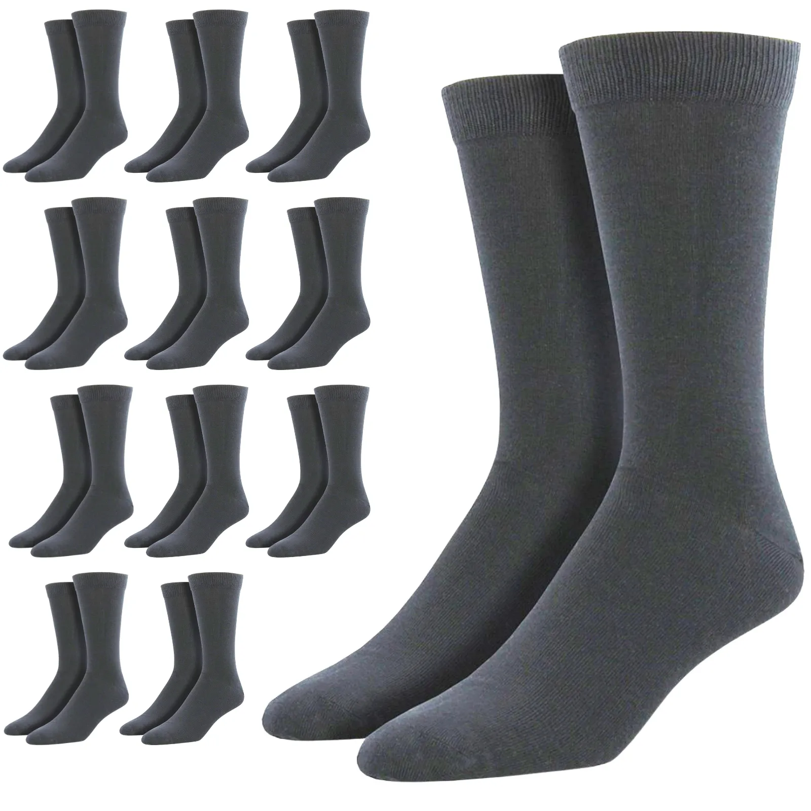 12 Pairs Premium Bamboo Loose Top Socks Diabetic Diabetes Circulation Eco Sox