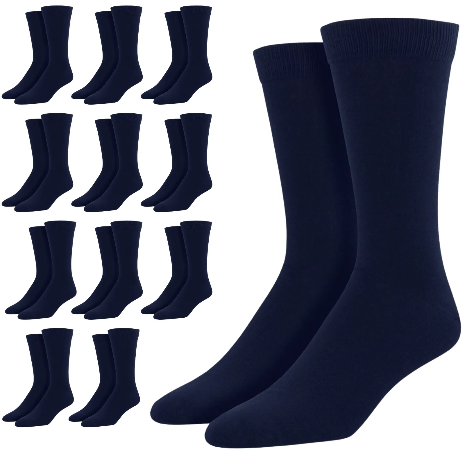 12 Pairs Premium Bamboo Loose Top Socks Diabetic Diabetes Circulation Eco Sox