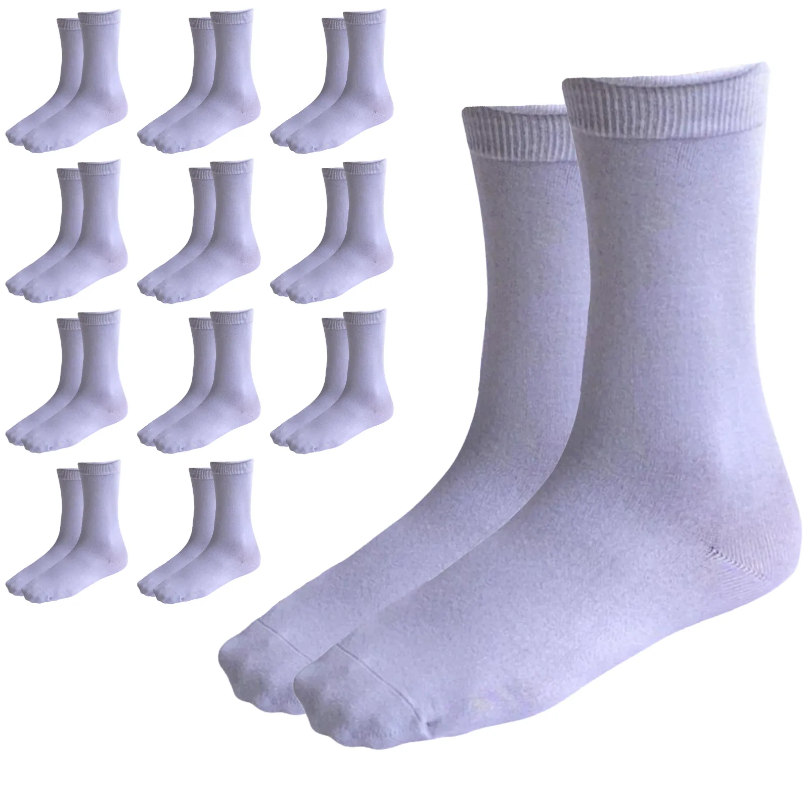 12 Pairs Premium Bamboo Loose Top Socks Diabetic Diabetes Circulation Eco Sox