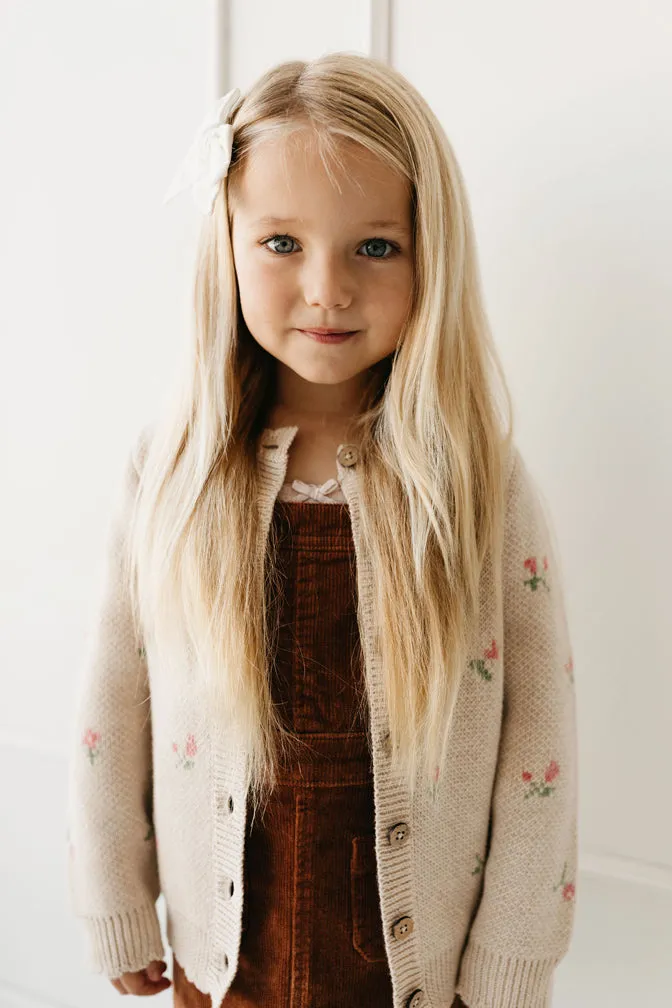 Alexis Cord Overall Dress - Gingerbread
