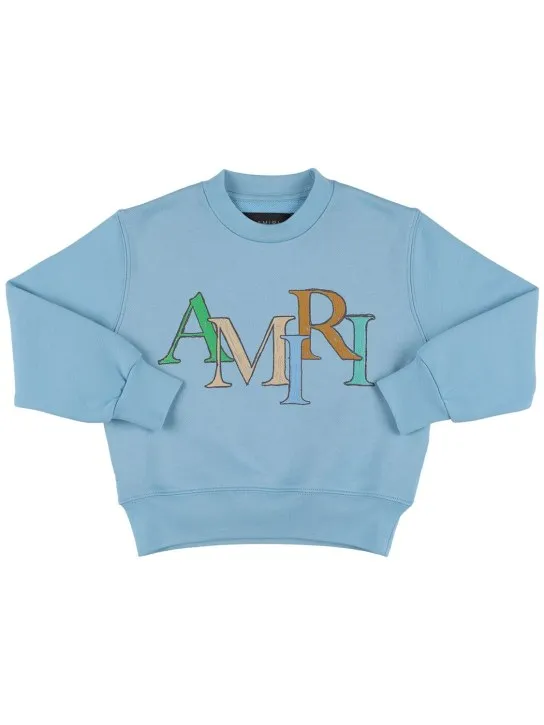 Amiri   Logo print cotton sweatshirt 