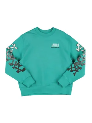 Amiri   Logo print cotton sweatshirt 