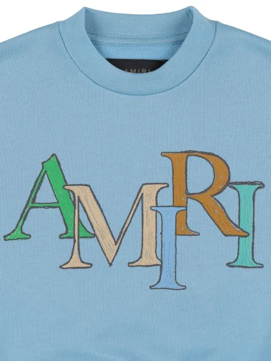 Amiri   Logo print cotton sweatshirt 