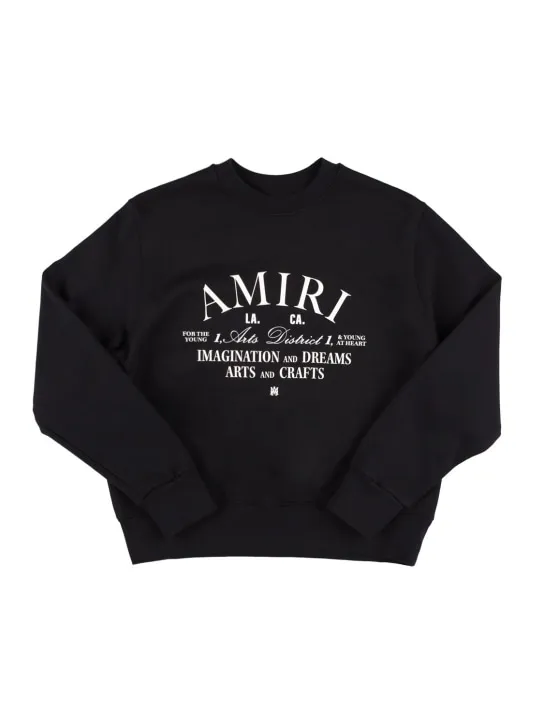 Amiri   Logo print cotton sweatshirt 