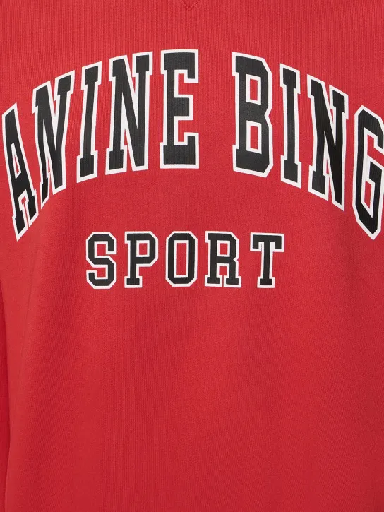 ANINE BING   Jaci logo cotton sweatshirt 