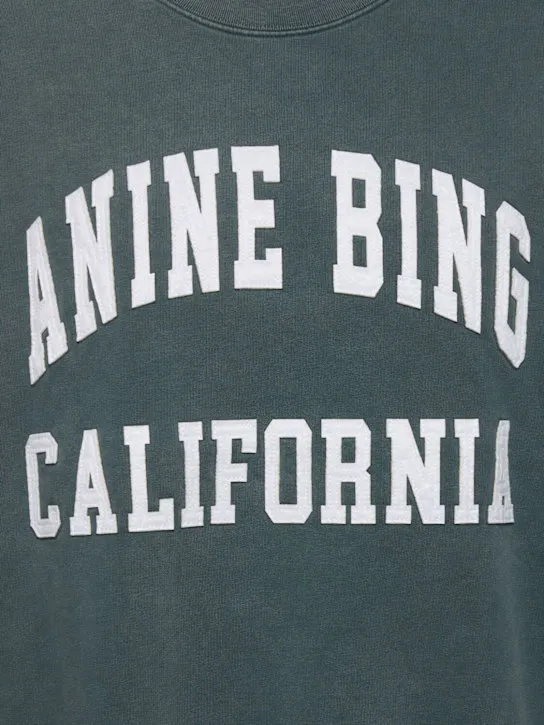 ANINE BING   Miles logo sweatshirt 