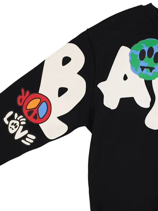 Barrow   Printed cotton crewneck sweatshirt 