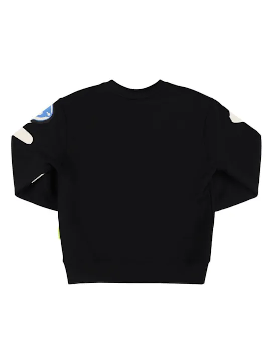 Barrow   Printed cotton crewneck sweatshirt 