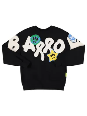 Barrow   Printed cotton crewneck sweatshirt 