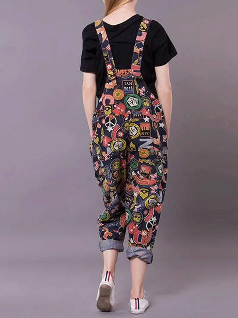 Bertie Scripted Logo Overall Dungarees