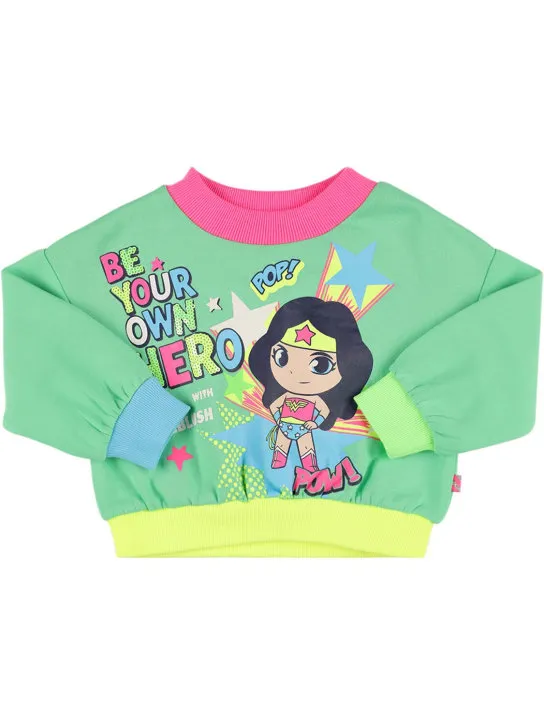 Billieblush   Printed cotton blend sweatshirt 