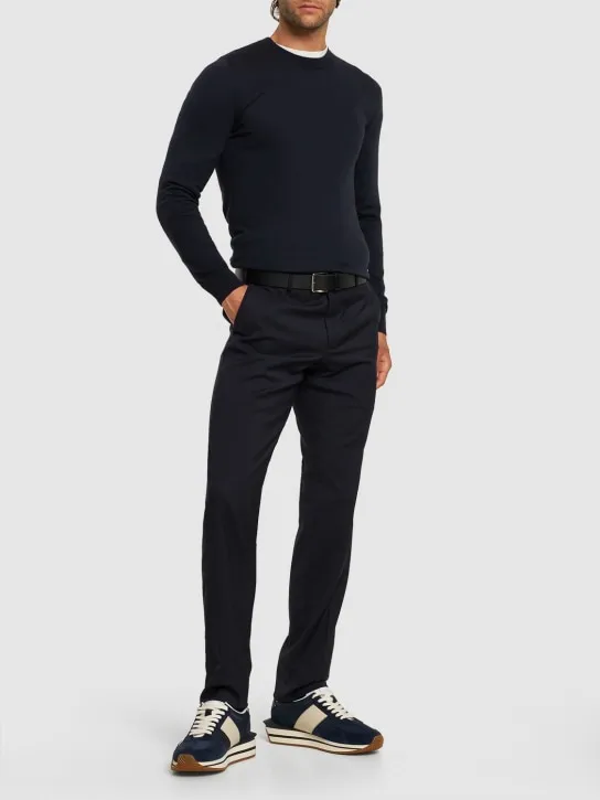 Brioni   Fine wool crewneck sweater 