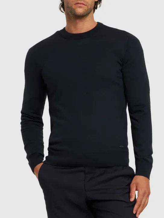 Brioni   Fine wool crewneck sweater 