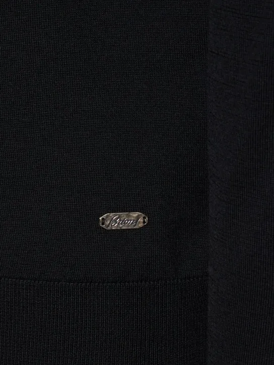Brioni   Fine wool crewneck sweater 