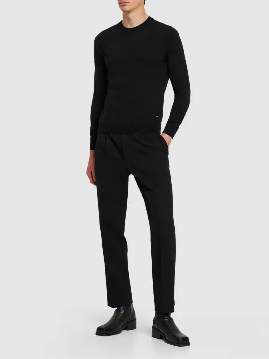 Brioni   Fine wool crewneck sweater 