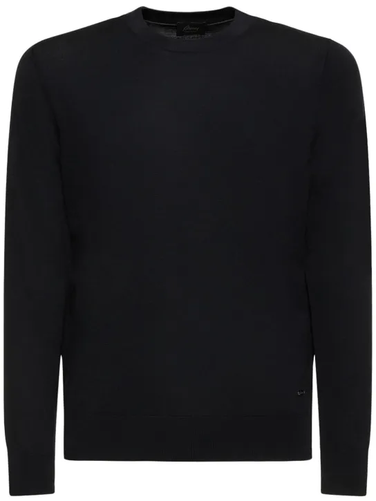 Brioni   Fine wool crewneck sweater 