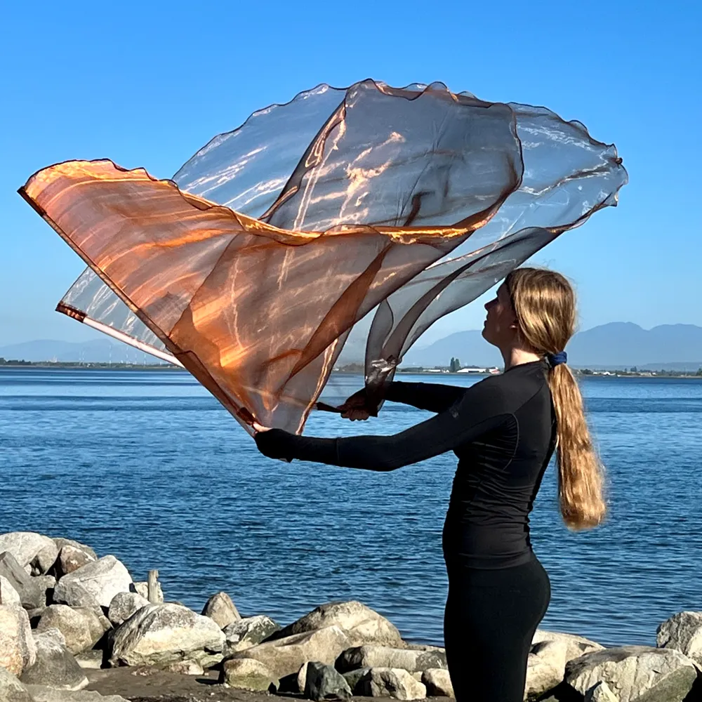 Bronze Sheer Worship Flags