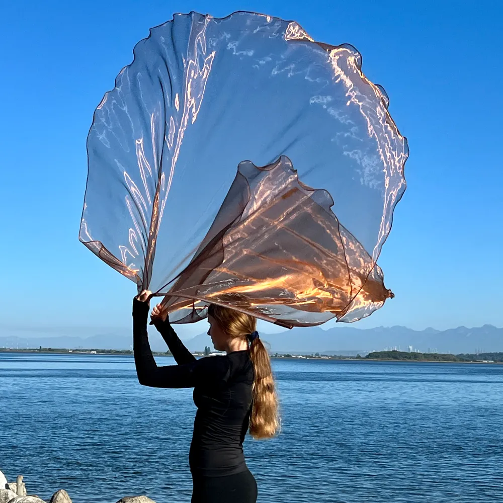 Bronze Sheer Worship Flags