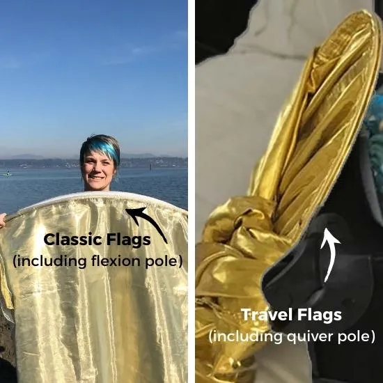 Bronze Sheer Worship Flags