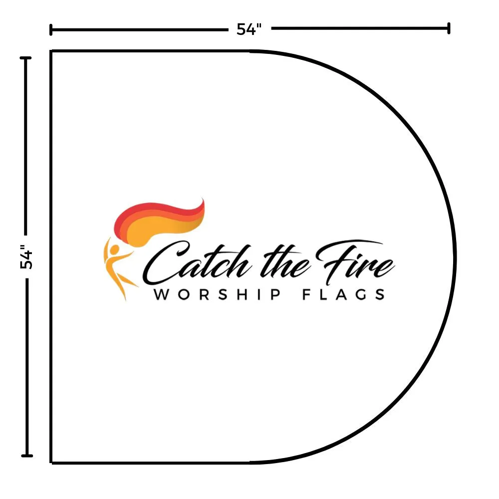 Bronze Sheer Worship Flags