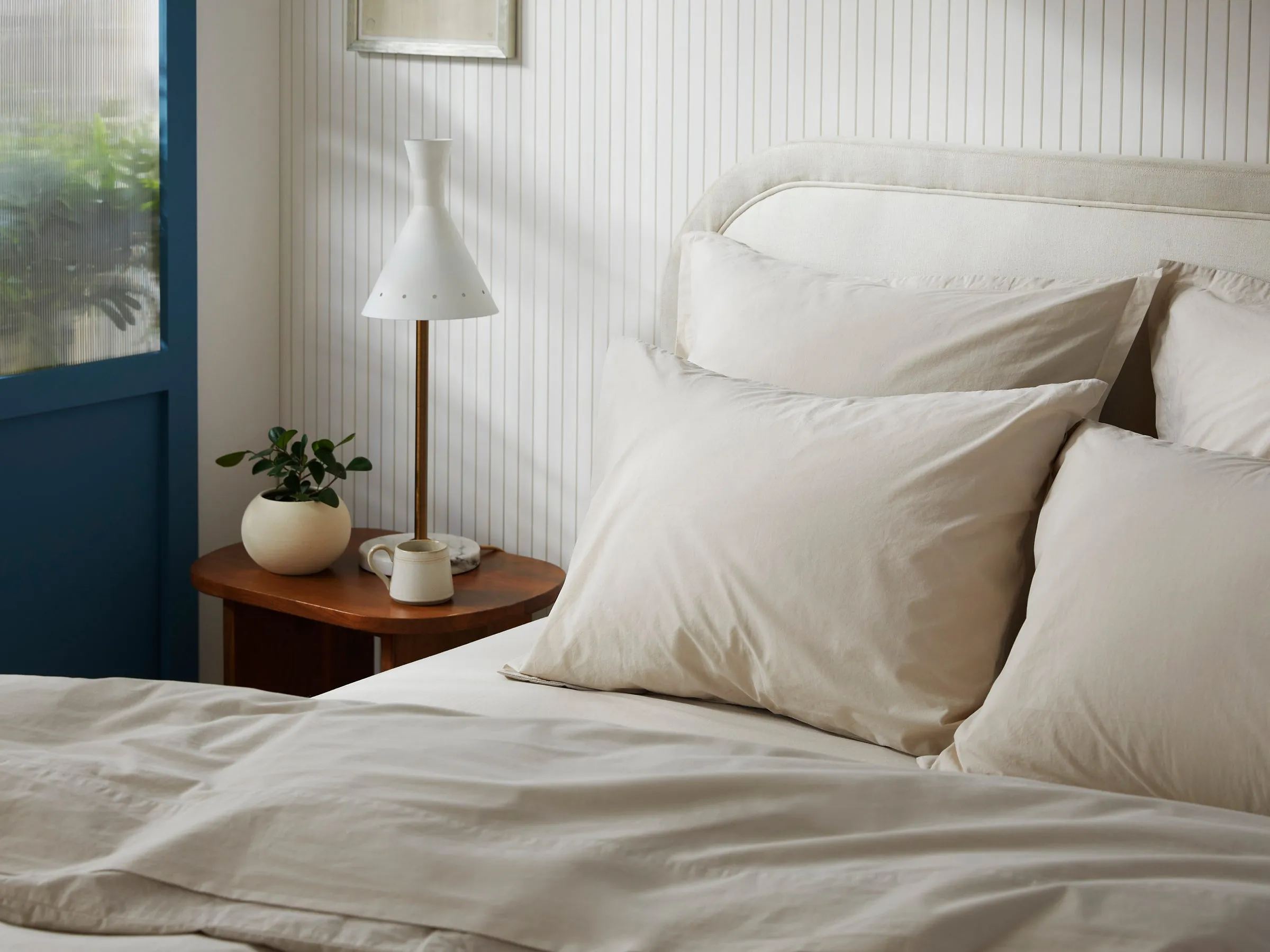 Brushed Cotton Top Sheet (Bone)
