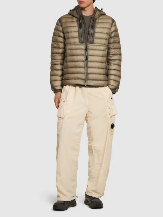 C.P. Company   D.D. Shell goggle down jacket 