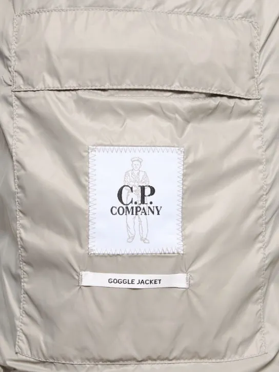 C.P. Company   D.D. Shell goggle down jacket 