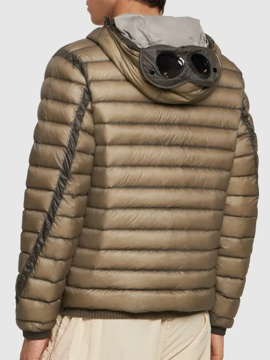C.P. Company   D.D. Shell goggle down jacket 