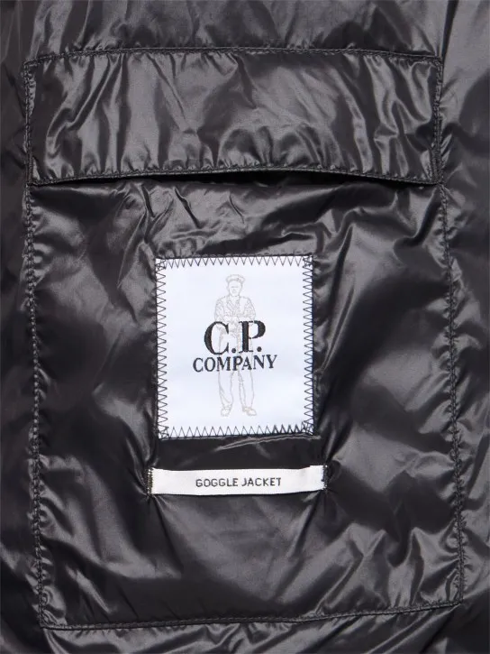 C.P. Company   D.D. Shell goggle down jacket 