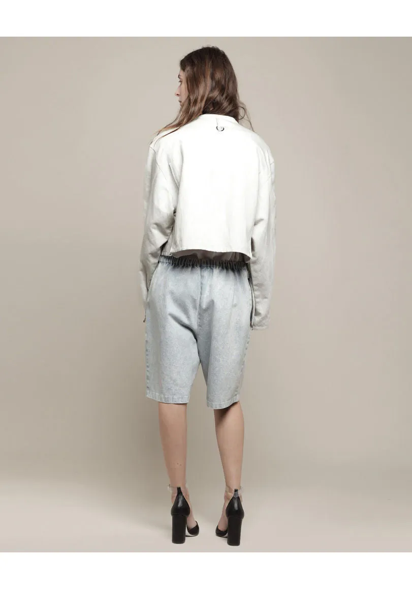Cropped Oversized Jacket