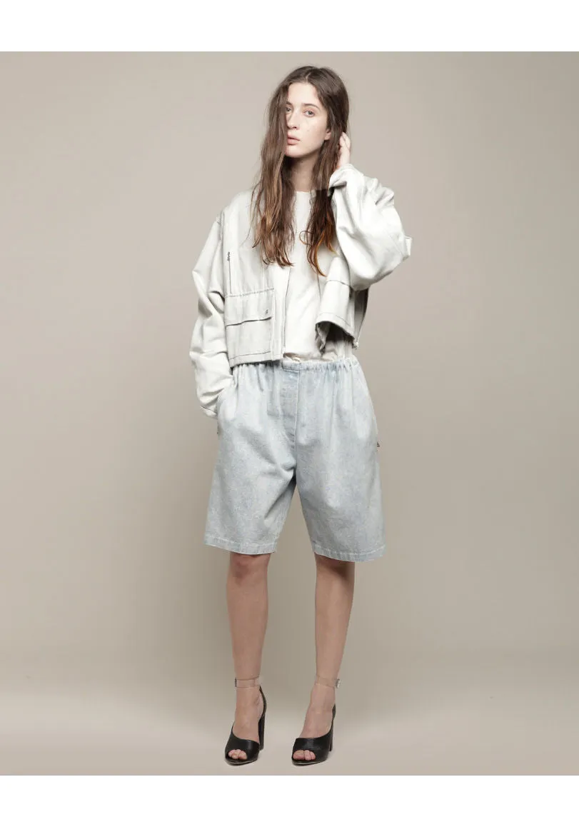 Cropped Oversized Jacket