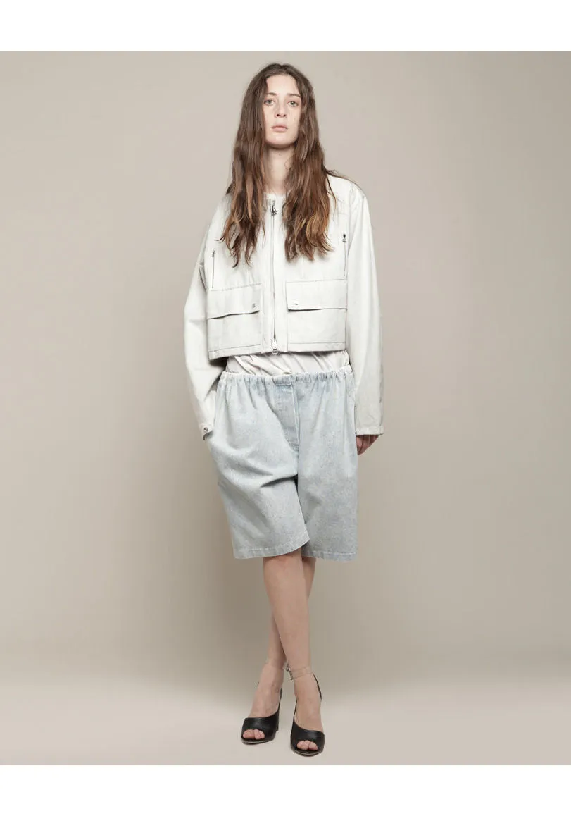 Cropped Oversized Jacket