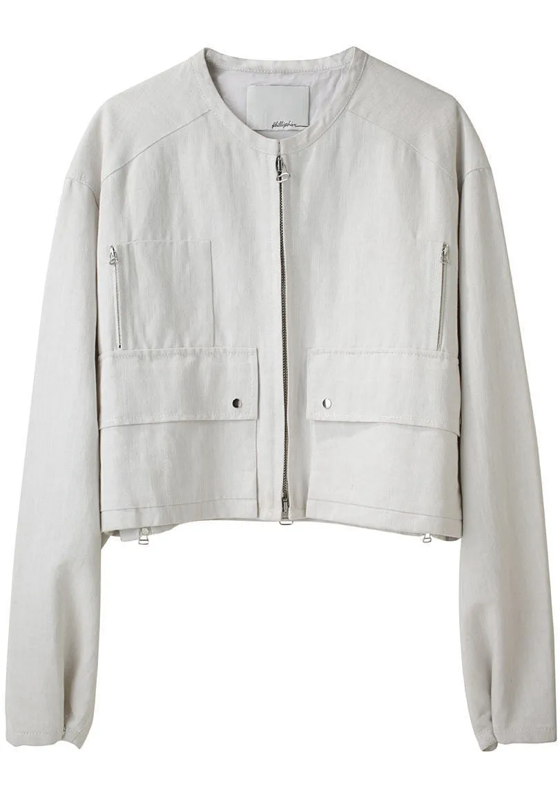 Cropped Oversized Jacket