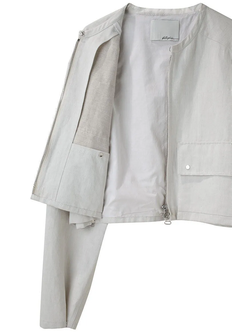 Cropped Oversized Jacket