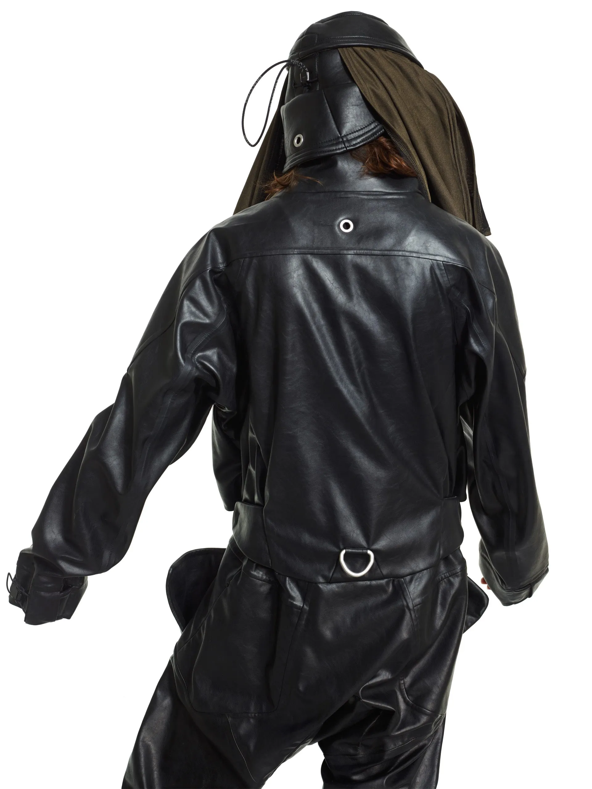 Darkseer's synthetic leather jumpsuit