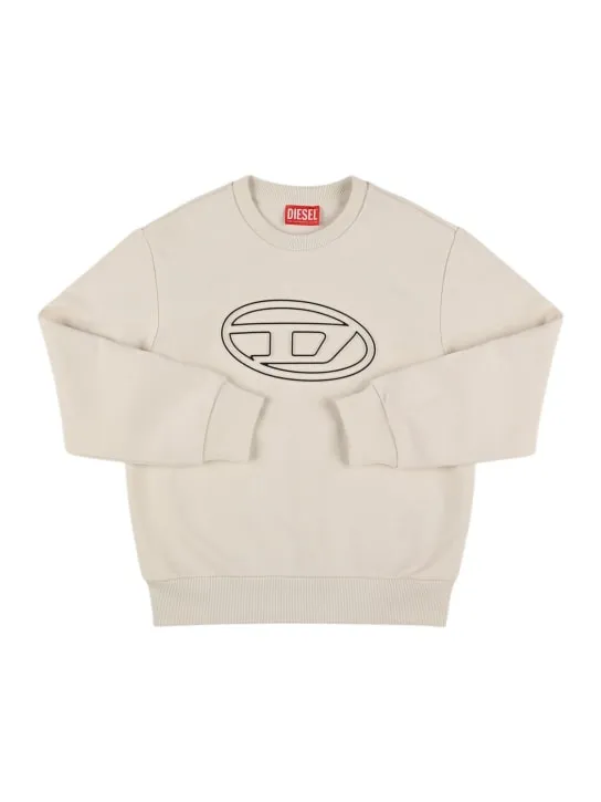Diesel Kids   Cotton crewneck sweatshirt w/logo 