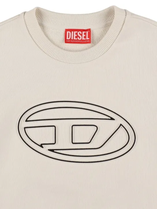 Diesel Kids   Cotton crewneck sweatshirt w/logo 