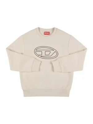 Diesel Kids   Cotton crewneck sweatshirt w/logo 