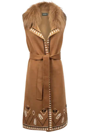 Diomi Long Fur Vest
