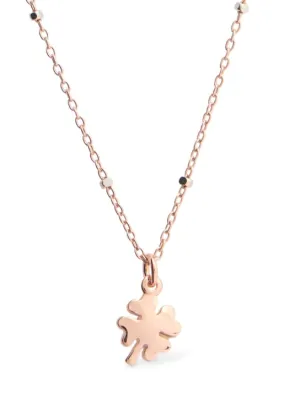 DoDo   9k Mini Four-leaf clover collar necklace 
