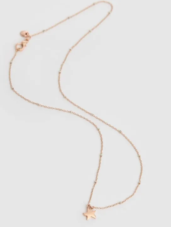 DoDo   9kt Gold Mini Stellina collar necklace 