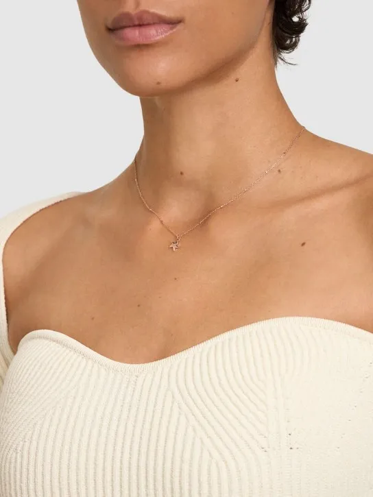 DoDo   9kt Gold Mini Stellina collar necklace 