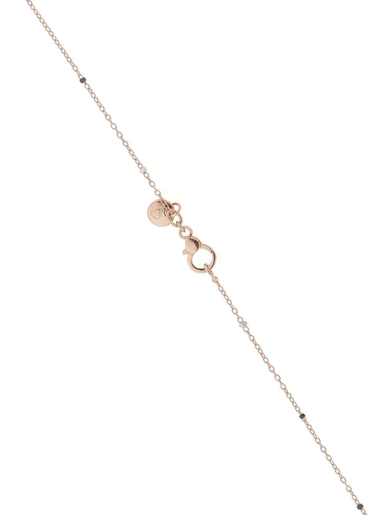 DoDo   9kt Rose gold Mini Moon collar necklace 