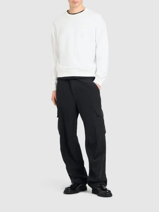 Dolce&amp;Gabbana   Cotton jersey crewneck sweatshirt 