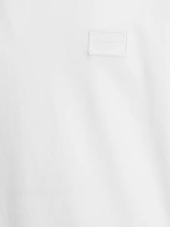 Dolce&amp;Gabbana   Cotton jersey crewneck sweatshirt 