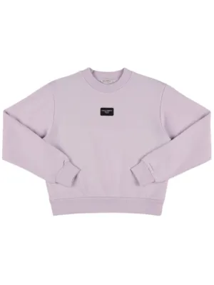 Dolce&amp;Gabbana   Logo cotton crewneck sweatshirt 