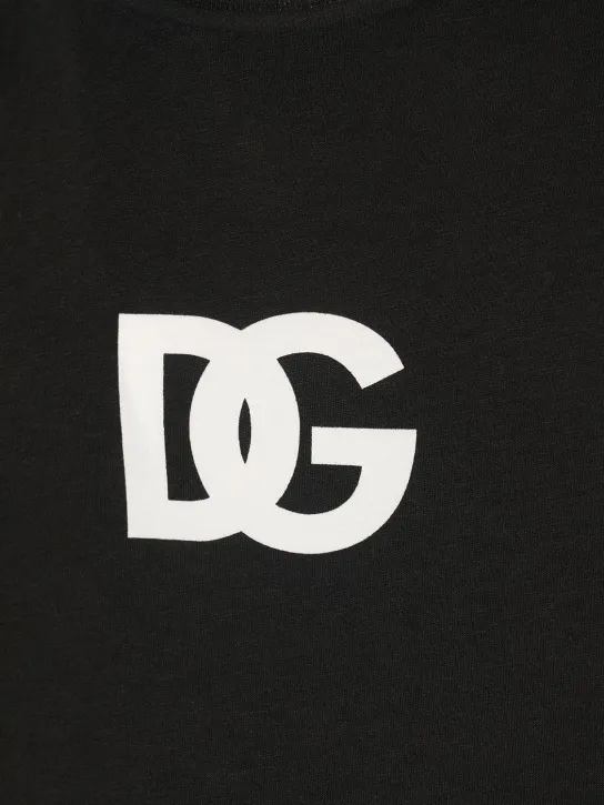 Dolce&amp;Gabbana   Logo cotton jersey t-shirt 