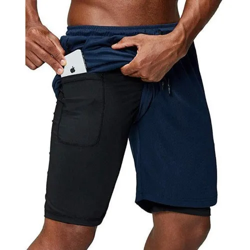Double Layer Shorts Men