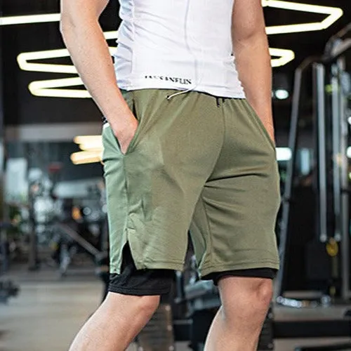 Double Layer Shorts Men