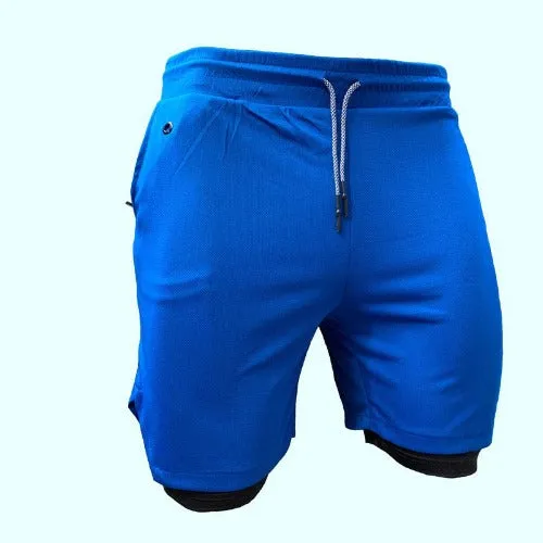 Double Layer Shorts Men